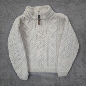 ARAN SWEATER MARKET Boys 100 Merino Wool Cable Knit Pullover 6-7 Years Ireland